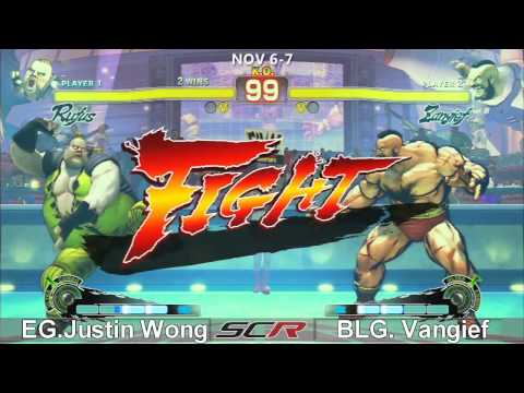 Socal Regionals 2010 - SSF4 Top 8 - Losers  - EG.Justin Wong vs BLG.Vangief