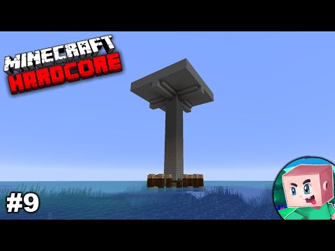 IronmanGaming - Let's play Minecraft Hardcore Survival Timelapse S1E9 | Making a monster tower