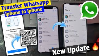NEW UPDATE 🔥 Transfer whatsapp iphone to iphone | transfer whatsapp from old iphone to new iphone