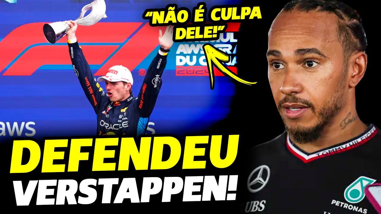 HAMILTON DEFENDE VERSTAPPEN APÓS CRITICAS POR FALTA DE INTERESSE DOS FÃS | FÓRMULA 1 | GP EM CASA