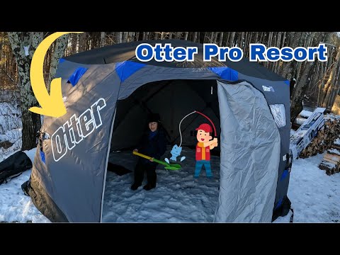 Otter Vortex Pro Resort Review Ice Fishing Tent Insulated Hub