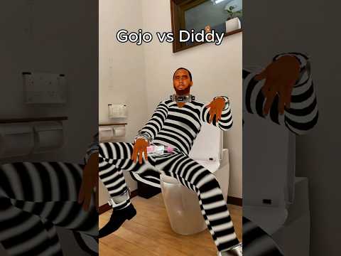 Gojo vs Diddy: Hollow Booty 💀 #gojo #satorugojo #diddy #pdiddy #anime #fyp #vrchat #funny