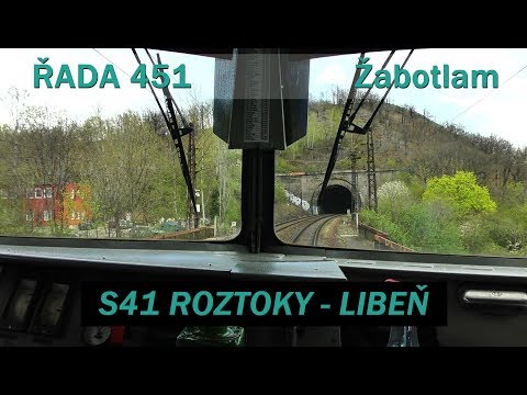Řada 451: Cabview Roztoky-Libeň s jednotkou 451.060/095 | Vintage electric unit cabview