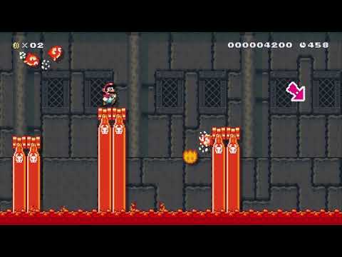 Bowser's New Security System by SilentTron - Super Mario Maker 2 - No Commentary 1bv