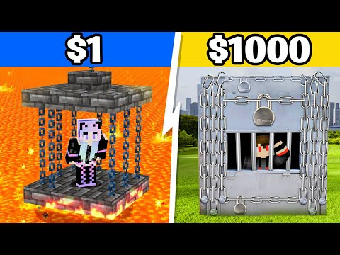 $1 vs $1,000,000 Prison Escape in Minecraft