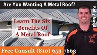 preview picture of video 'Metal Roofing Grand Blanc MI - 810-653-7663 - We Install Metal Roofs'