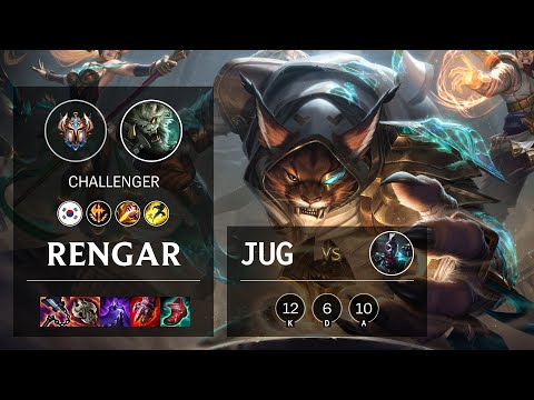 Rengar Jungle vs Ekko - KR Challenger Patch 11.4