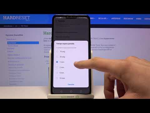 Cómo cambiar tiempo de bloqueo de pantalla en LG V50 ThinQ - tiempo de espera