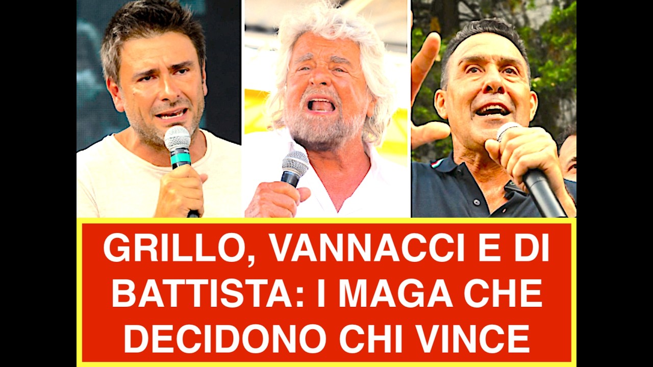 GRILLO, VANNACCI E DI BATTISTA: I MAGA ITALIANI CHE DECIDONO CHI VINCE LE ELEZIONI