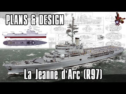 La JEANNE D'ARC (R97) 1961 cruiser PLANS & DESIGN * Forging future leaders at sea  * SUPERsmHEROES