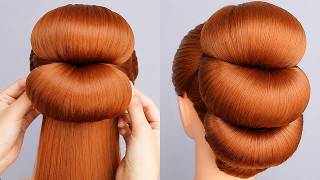 So Beautiful! Romantic Hairstyles for Perfect Wedding Look | Easy Bun Hairstyle for Long Hair