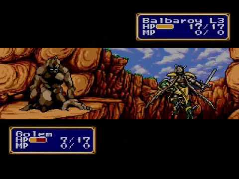 Shining Force Video Walkthrough Part 55 - Battle 6-2 Part 2