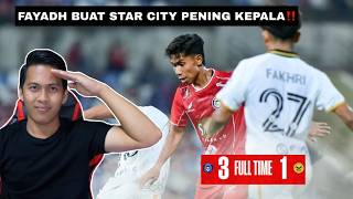 SABAH 3-1 STAR CITY !! GAMEPLAY YANG MENARIK UNTUK PERLAWANAN PERTAMA SABAH !! REACT