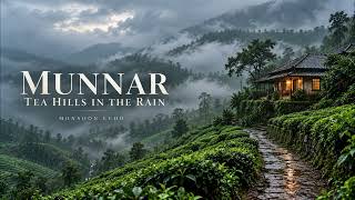 MUNNAR Tea Hills in the Rain