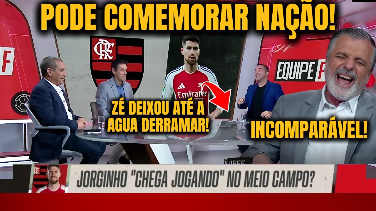 🔥JORGINHO É DO FLAMENGO! PASCOAL SURTA E IMPRENSA VAI À LOUCURA COM O MENGÃO! INCOMPARÁVEL!