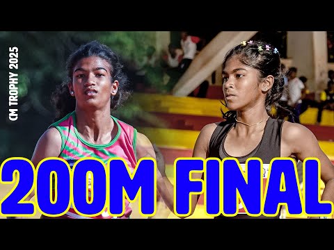 Girls 200m Edwina Jason Vs  Sahayajemima CM Trophy 2025