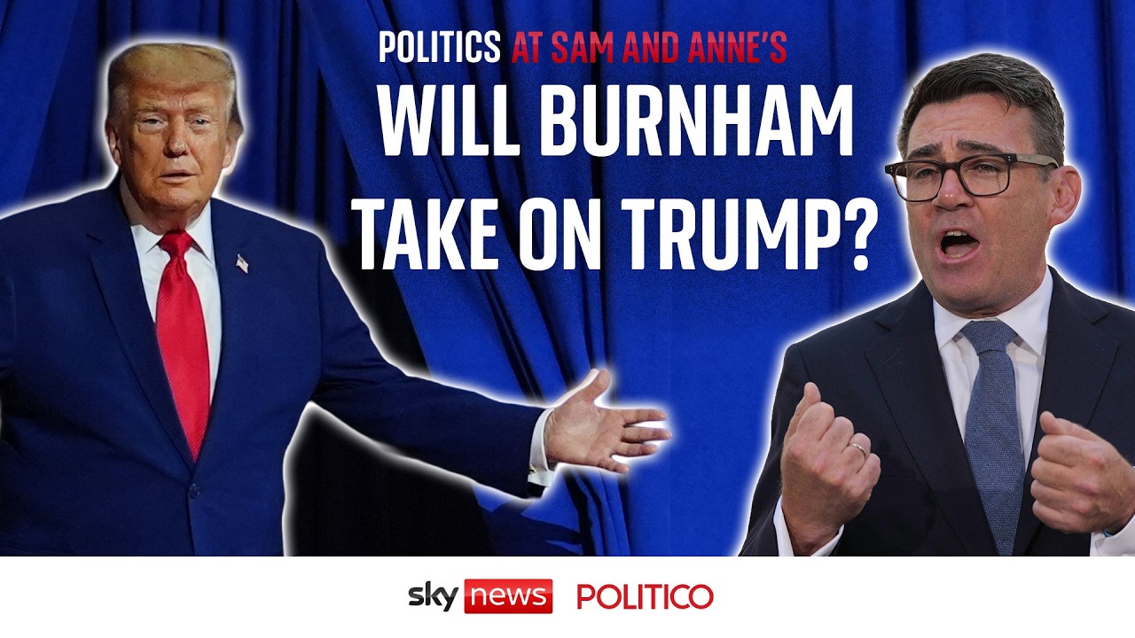 Video: Burnham meets Zelensky to hand over UK signal jammer as early policy announcements begin