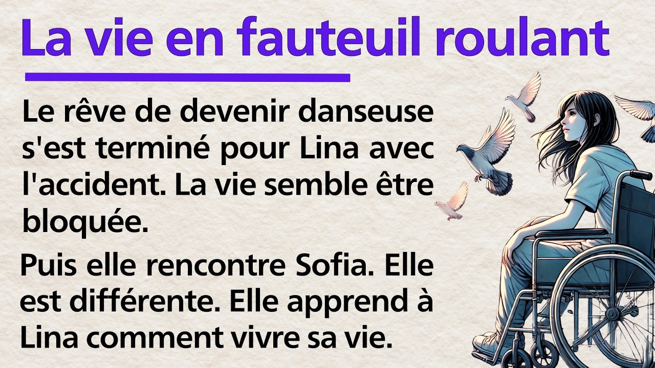 Life in a Wheelchair | French Story for Beginners | Learn French with Simple Stories