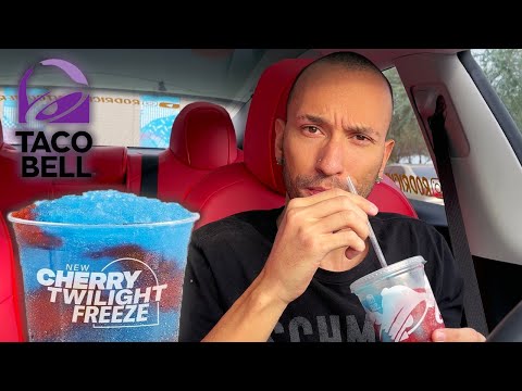Taco Bell NEW Cherry Twilight Freeze HDR Review