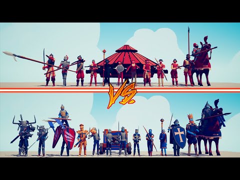 MEGA RENAISSANCE TEAM vs MEGA MEDIEVAL TEAM - Totally Accurate Battle Simulator | TABS