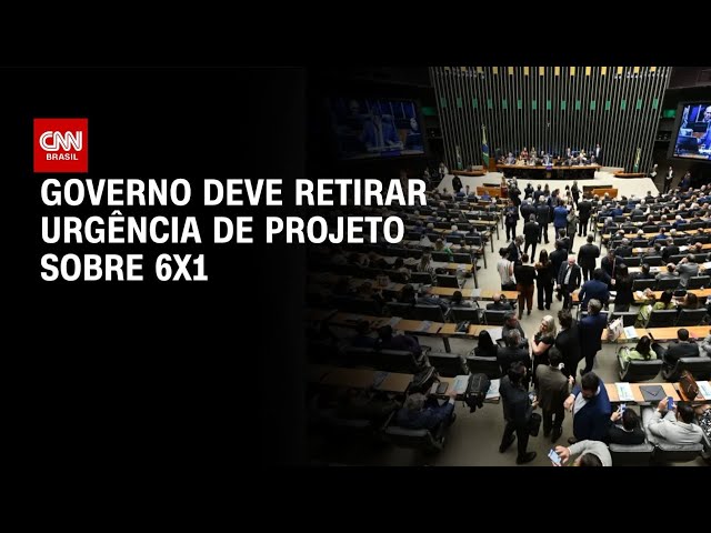 Governo deve retirar regime de urgência de projeto sobre fim da 6x1 | CNN 360°