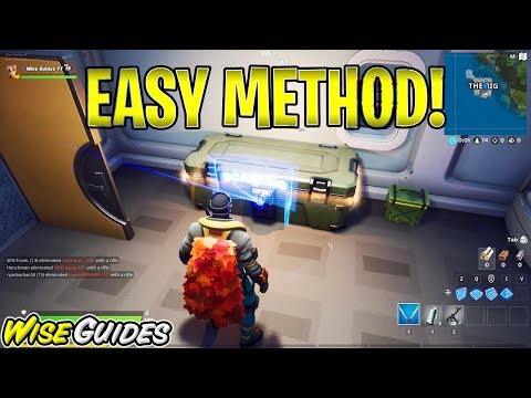 Open Chests locked by an ID Scanner QUICK AND EASY! Fortnite Chapter 2 Season 2