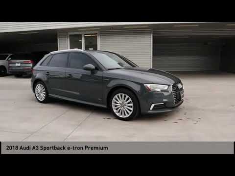 2018 Audi A3 Sportback e-tron San Antonio TX 00KA8137