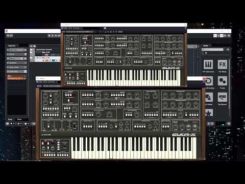 @CherryAudiovst  Elka-X x2  Vangelis Mix quickie