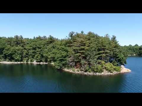 4K drone Near Spot Pond, Stoneham, MA