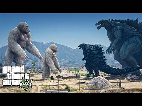 Team Godzilla Earth vs Team George - Rampage ( GTA V Mods )