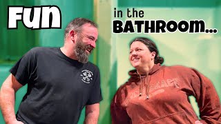 Alaska Off Grid Cabin - BEST Bathroom Upgrades Yet!