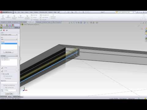 Woodworking & Framing using Weldments in SolidWorks Part 2