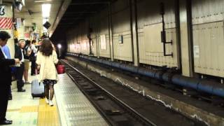 東京駅４番線　成田エクスプレス連結作業風景