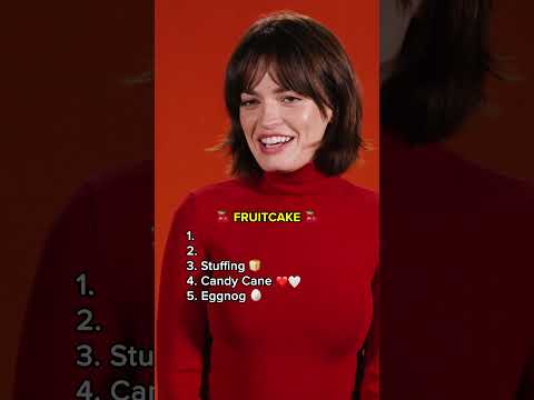 Ranking fruitcake #1 is a wild choice.