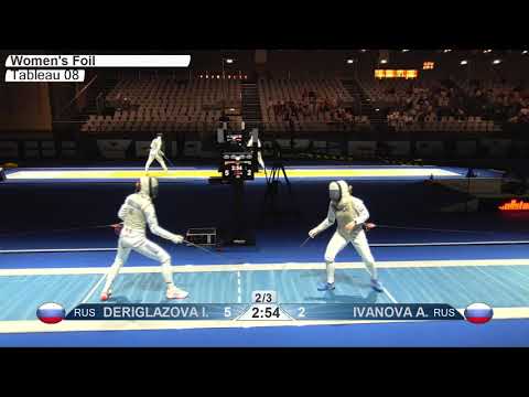 2019 740 T08 01 F F Individual Duesseldorf GER ZCH BLUE IVANOVA RUS vs DERIGLAZOVA RUS