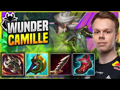 WUNDER CHILLING WITH CAMILLE! - G2 Wunder Plays Camille TOP vs Riven! | Season 11