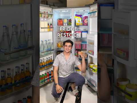 Restock My Fridge With Me! 😍 #shorts