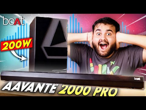 Thumbnail for *LOUDEST SOUNDBAR* at ₹7000/- 🤯 BoAt Aavante Bar Thump/2000 Pro 200W⚡️