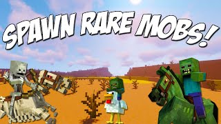 How to Spawn Mobs Riding Mobs in Minecraft