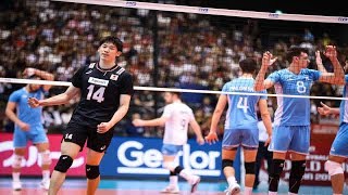 【バレー】日本、接戦を制し、アルゼンチンに3-1で勝利。　W杯2019男子