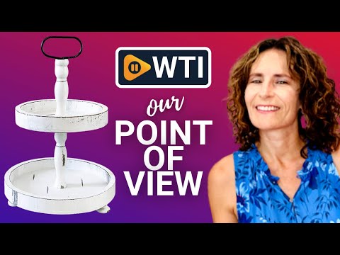 Wooden Two Tiered Trays - WTI product video review