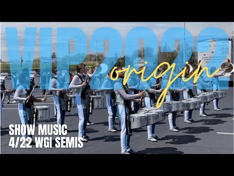 Vigilantes Indoor Percussion 2022 “Origin” - Full Ensemble Show Music - 4/22 WGI Semis