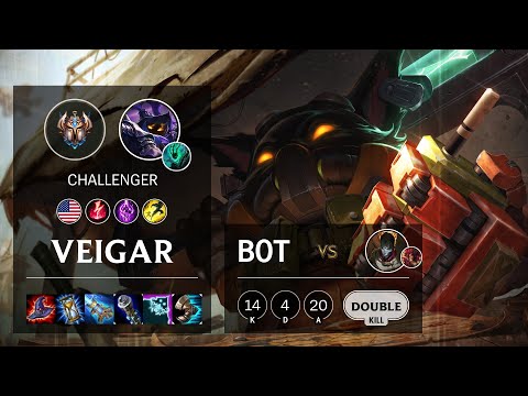 Veigar Bot vs Jhin - NA Challenger Patch 10.16