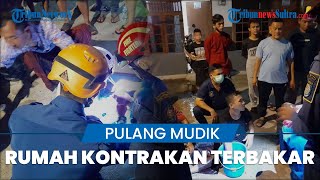 Baru Pulang Mudik, Dua Orang Luka-Luka dalam Kebakaran Rumah Kontrakan di Depok