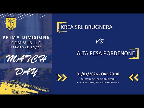 Giornata 14 - Krea SRL Brugnera vs Alta Resa