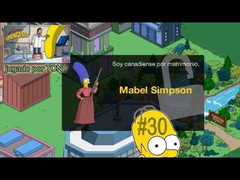 Los Simpson Springfield "Historia'20: Capítulo 30 - Mabel Simpson y la Frontera canadiense" por Tony