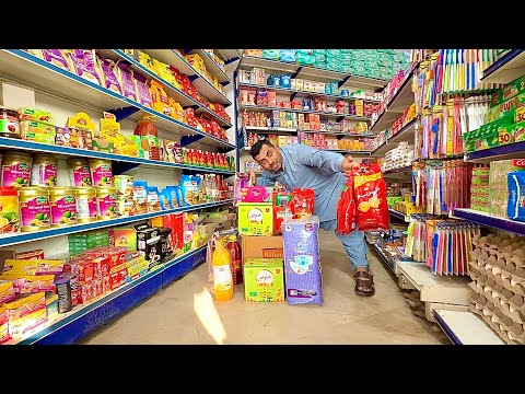 Asmr 26 minutes grocery shopping in super store 🏬 