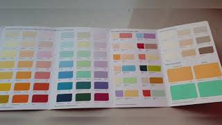 Asian Paints tractor emulsion paint shade card lat