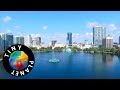 Lake Eola Walk Tiny Planet Downtown Orlando Florida