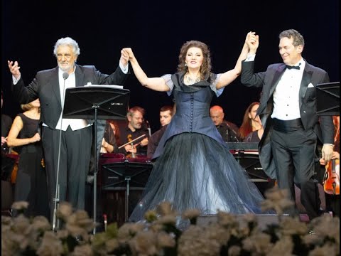 Plácido Domingo, Oxana Shilova - concert in Crocus City Hall, Moscow